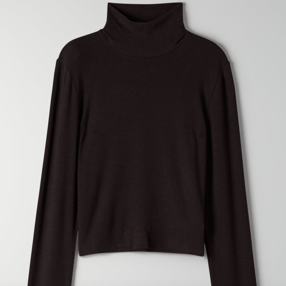 NWT Aritzia Wilfred Free Nova Turtleneck XS Black